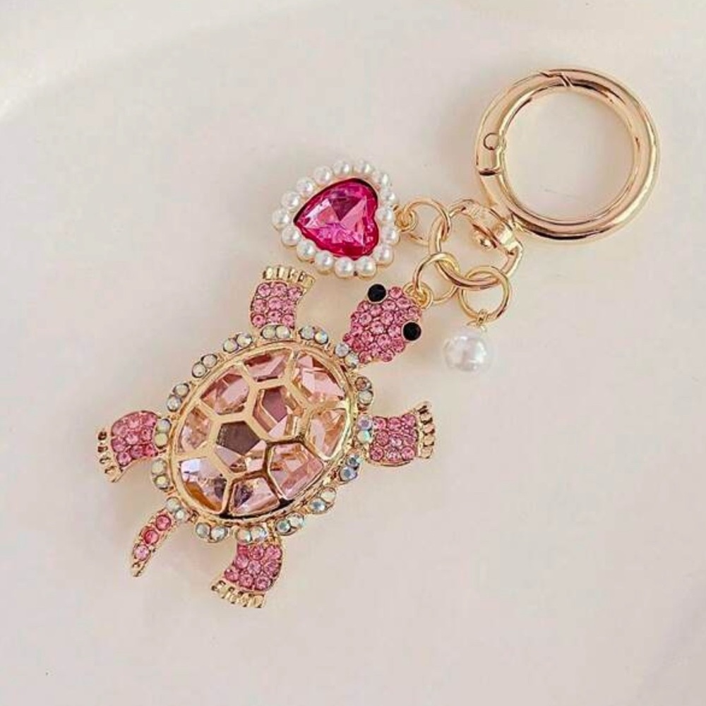 🎉 Pick the color 🎊 Luxurious  Turtle Keychain